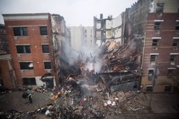 Explosión de gas en dos edificios de Nueva York (Manhattan)