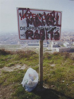 Una de las imágenes del Monte Cantabria captada por el PSOE