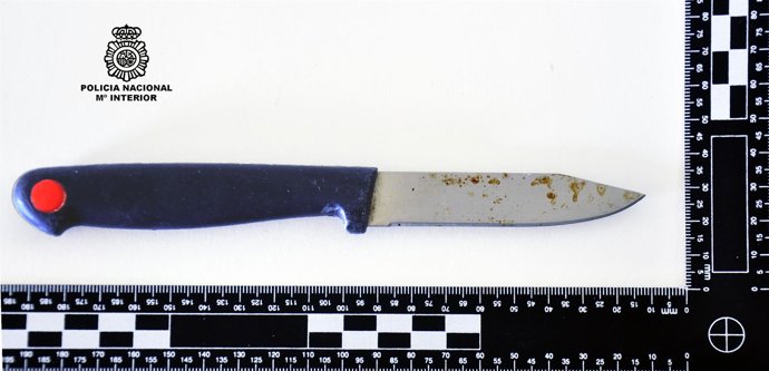 Cuchillo incautado