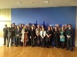 César Pacheco en una jornada europea