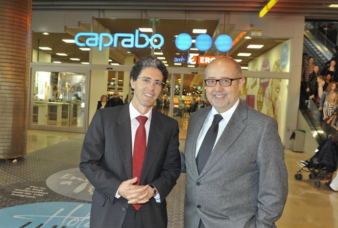Alberto Ojinaga (dtor.Caprabo), Felip Puig (conseller Generalitat)