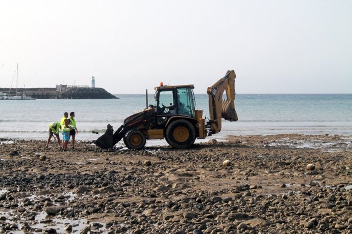 Obras de Costas en la Playa de El Castillo