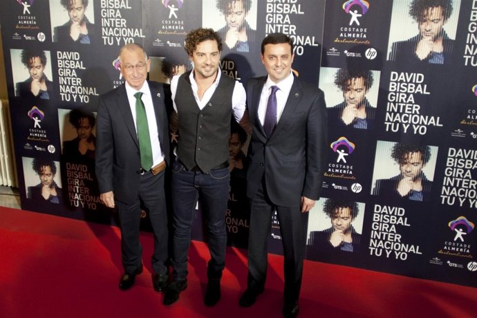 Gabriel Amat, David Bisbal y Javier Aureliano García