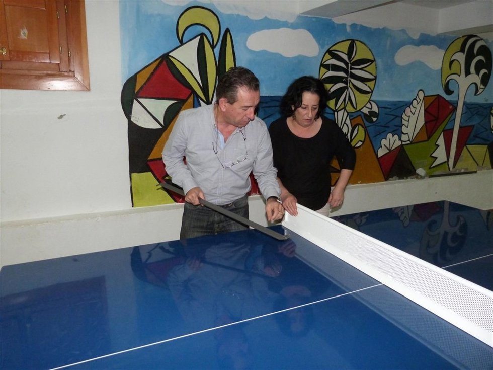 El diputado Fernando Narro en la Colonia Polster