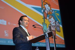 El consejero José Luis Saz en la apertura del Congreso