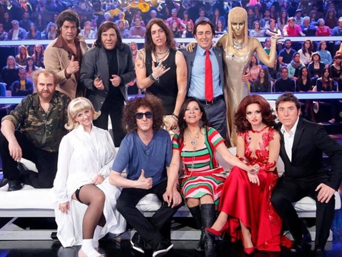 Edurne, Melody, Xuxo, Llum y Flo puesto en la final de ¡tu cara me suena!