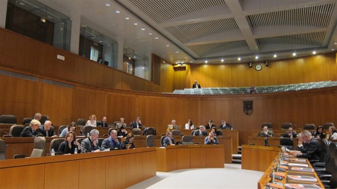 Pleno de las Cortes de Aragón.