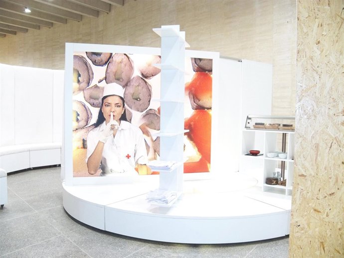 Una de las obras de la muestra 'Framis in Progress' titulada 'Bloodsushibank'