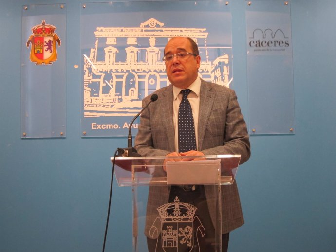 El Portavoz Del Equipo De Gobierno De Cáceres, Valentín Pacheco