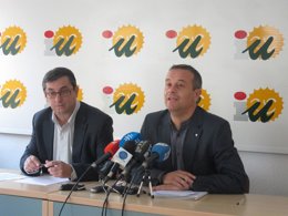 José ANtonio Castro IU junto a José Luis Centella