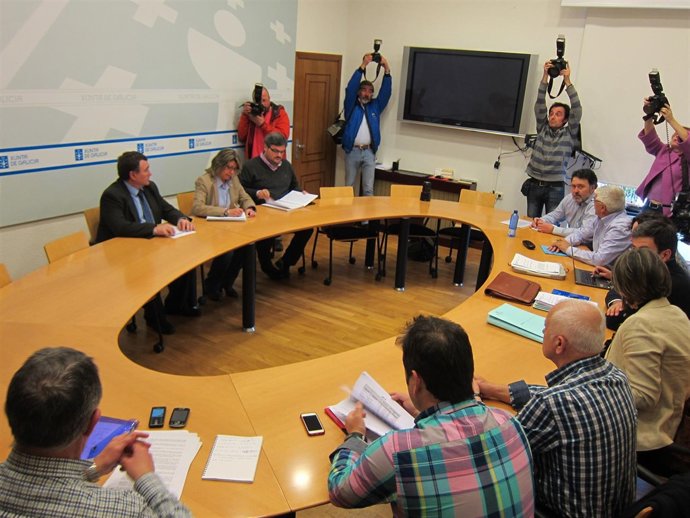 Reunión con el sector del cerco y la conselleira Rosa Quintana