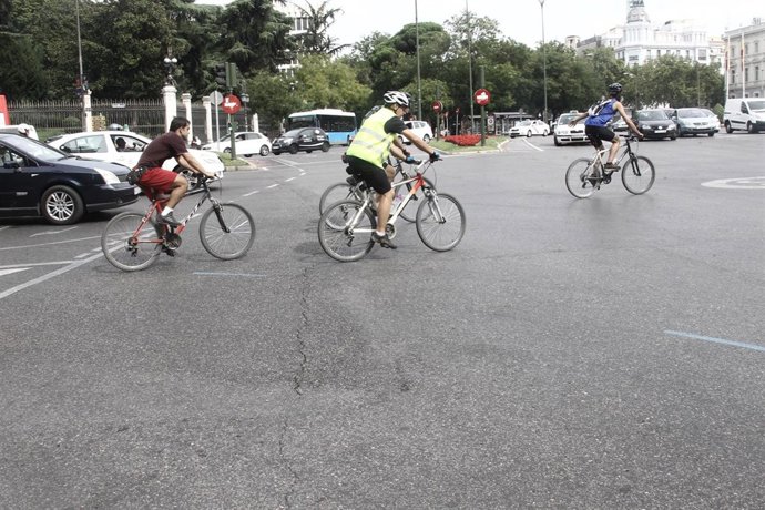 Recursos de ciclistas por Madrid
