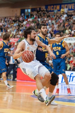 Sergio Llull en el UCAM Murcia - Real Madrid