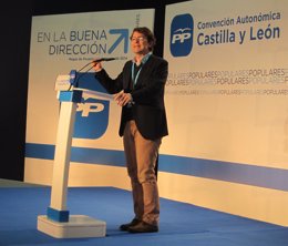 El secretario autonómico del PP de Castilla y León, Alfonso Fernández Mañueco