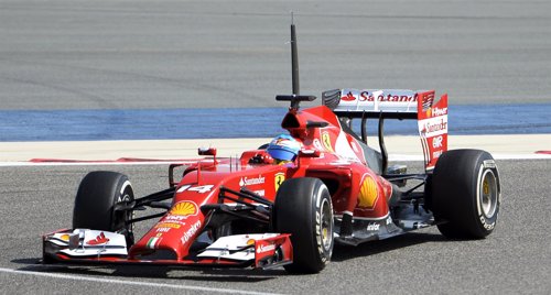 Fernando Alonso (Ferrari) en Bahréin
