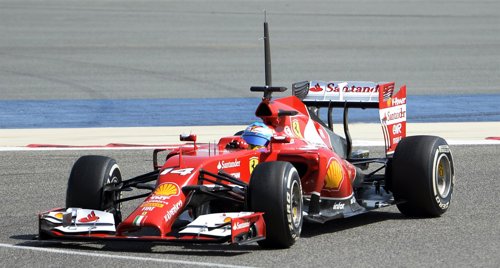 Fernando Alonso (Ferrari) en Bahréin