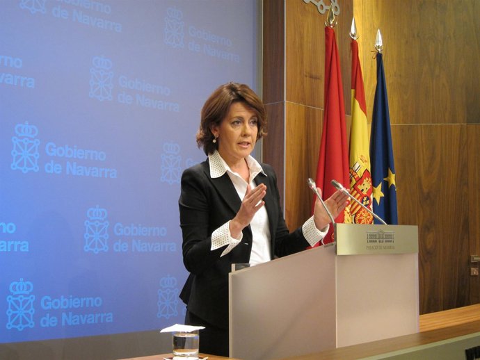 La presidenta del Gobierno de Navarra, Yolanda Barcina.