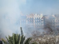 Hermanos Caballer triunfa con una mascletà con mucho ritmo y un final potente con detalles de color