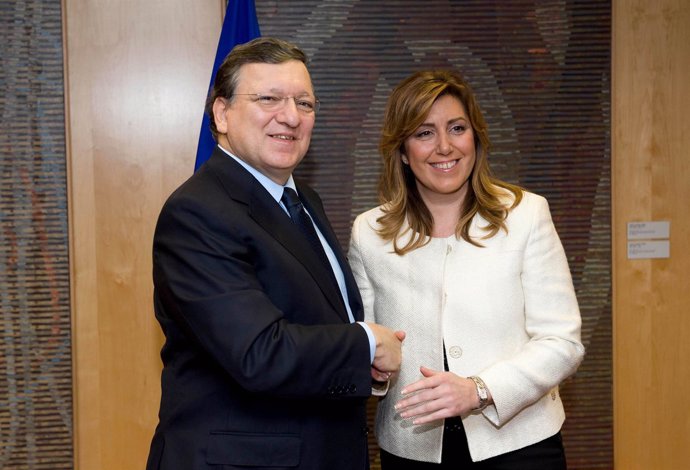 Durao Barroso y Susana Díaz