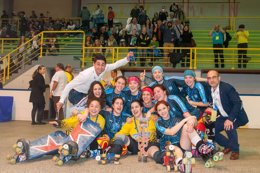 El Club Patín Alcorcón se proclama campeón de Europa en hockey sobre patines fem