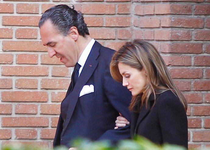 Jaime de Marichalar arropado por la princesa Letizia, Alicia Koplowitz y Naty Ab