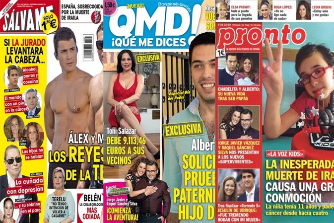 Quiosco revistas alberto isla prueba paternidad hijo primer iraila de la torre