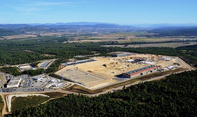 Imagen aérea del proyecto ITER de Francia