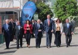 Montoro, hoy en Sevilla, junto al Príncipe Felipe