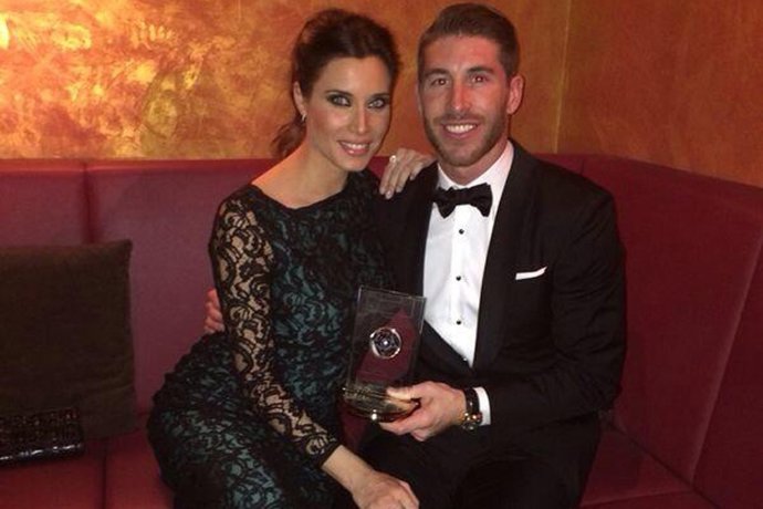 Pilar Rubio luce barriguita junto a Sergio Ramos en la gala del Balón de Oro