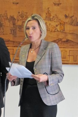 La Presidenta De La Asociación De Jóvenes Empresarios De Zaragoza, Pilar Andrade