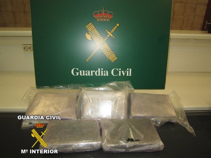 Droga intervenida en La Jonquera