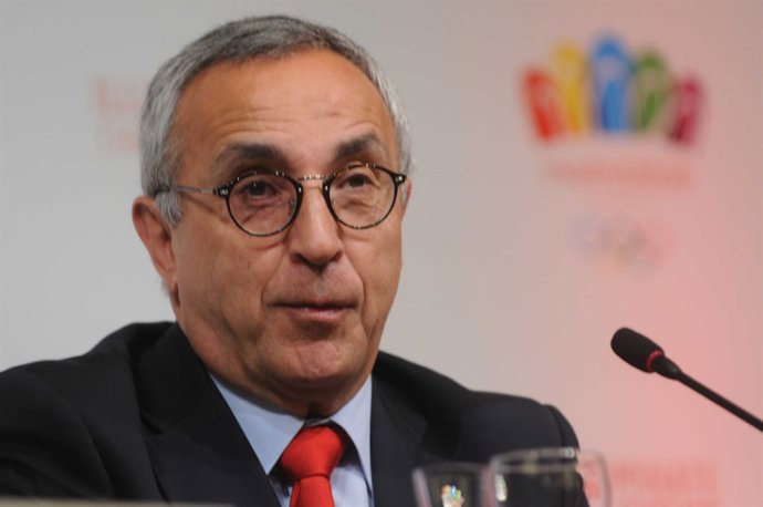 Alejandro Blanco en la rueda de prensa de Madrid 2020