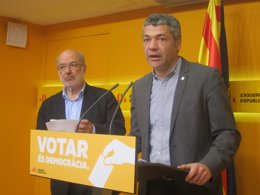 Josep Maria Terricabras y Oriol Amorós, ERC
