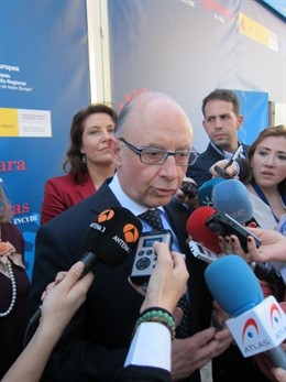 Cristóbal Montoro, este lunes en Sevilla