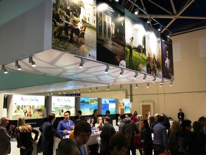 Imagen de uno de los expositores de la MITT de Moscú.