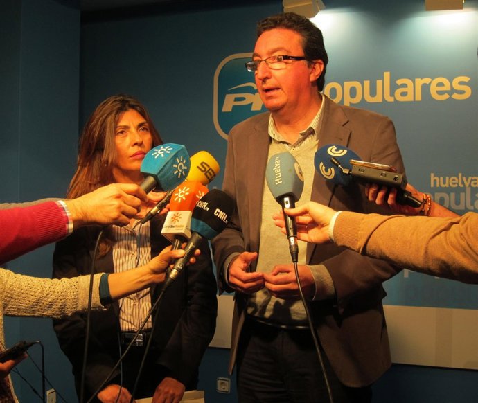 El presidente provincial del PP de Huelva, Manuel Andréz González. 
