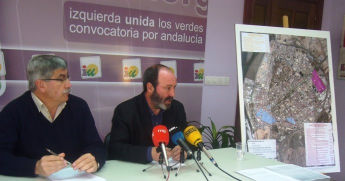 El portavoz de Izquierda Unida en el Ayuntamiento de Huelva, Pedro Jiménez. 