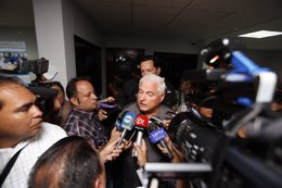 El presidente de Panamá, Ricardo Martinelli