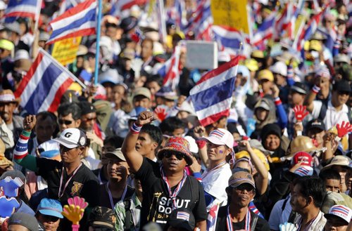 Protestas en Tailandia
