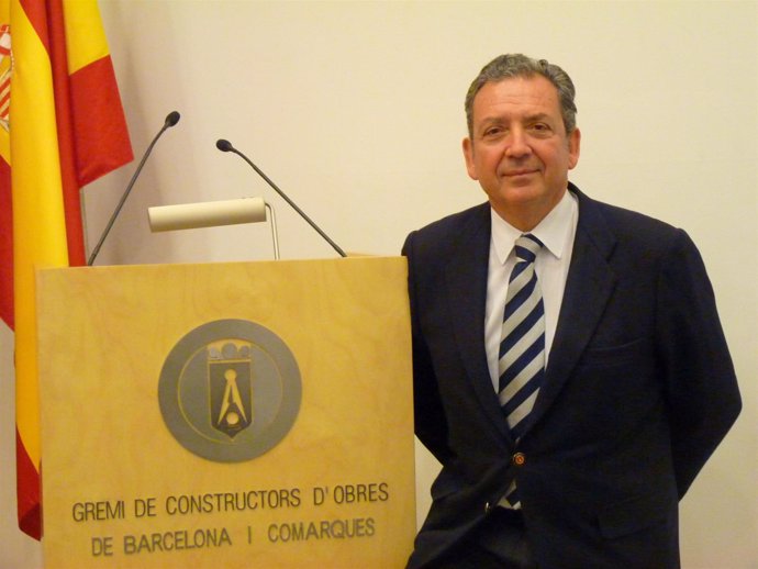 Osorio, presidente del Gremio de Constructores de Obras de Barcelona y  Comarcas