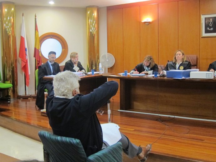 Eduardo Fernández Abascal en el juicio de la Casa de los Gorilas