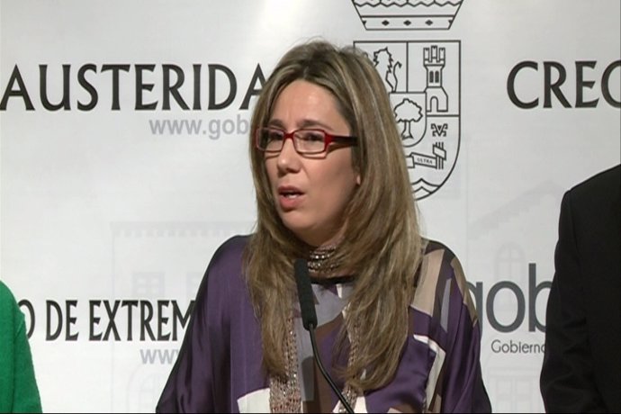 Vicepresidenta del Gobierno de Extremadura, Cristina Teniente