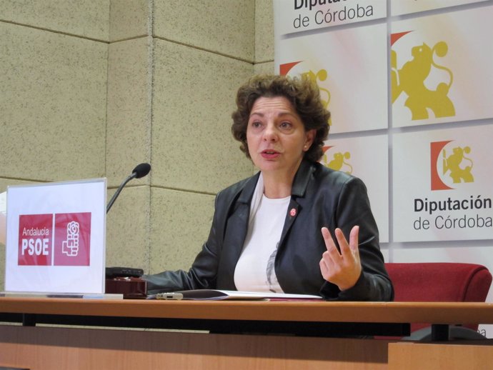 La portavoz adjunta del PSOE en la Diputación de Córdoba, Isabel Niñoles