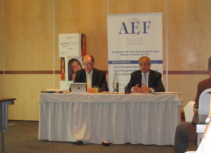 Xavier Vallhonrat y Eduardo Abadía franquicias AEF 