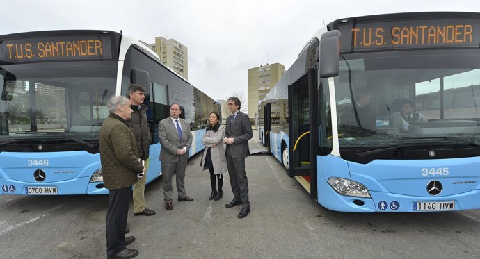 Nuevos autobuses del TUS bajos en emisiones