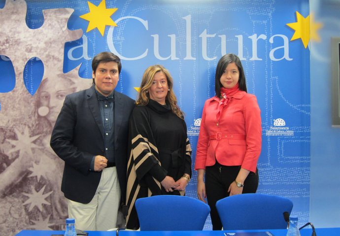 Andrés Veramendi, Carmen Sánchez y Orlenka Plucker