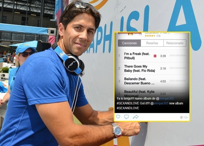 Fernando Verdasco fan incondicional de "su cuñado" Enrique Iglesias