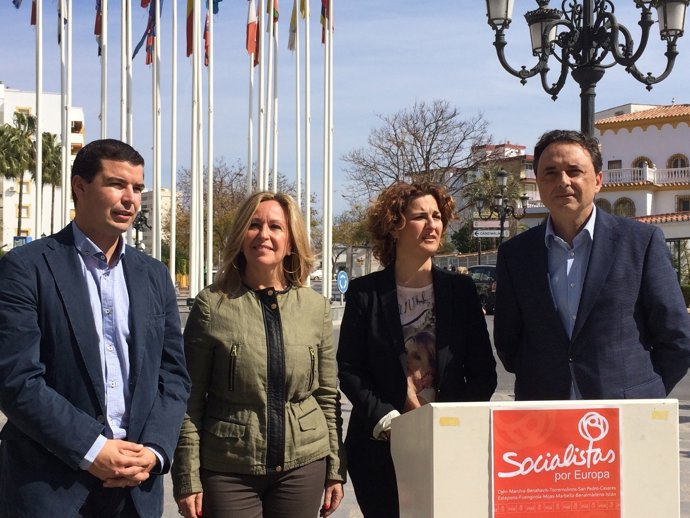 Jiménez, Ortiz, Serrano y Domínguez, en Torremolinos.