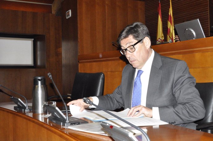 El consejero de Industria e Innovación del Gobierno de Aragón, Arturo Aliaga
