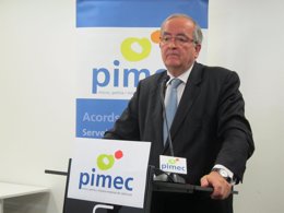 El presidente de Pimec, Josep González